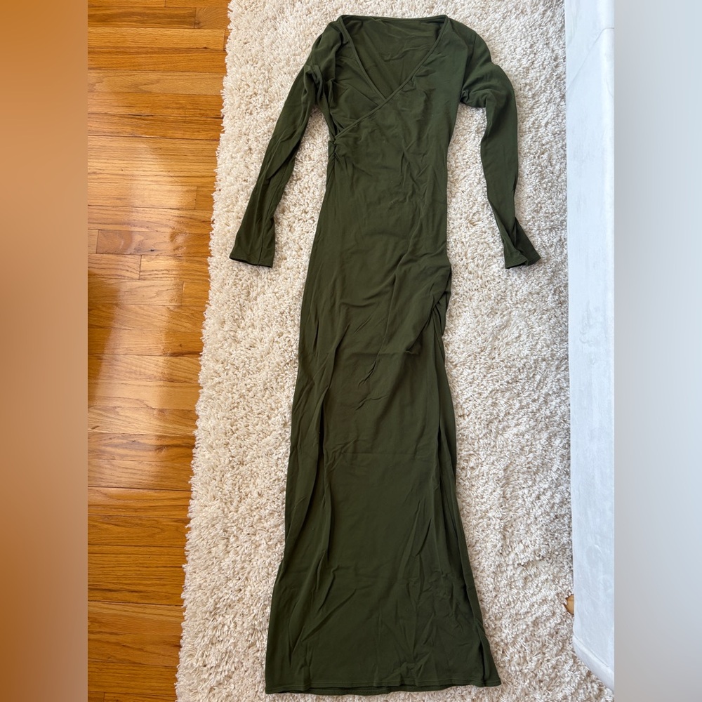 Olive Green Maxi Dress